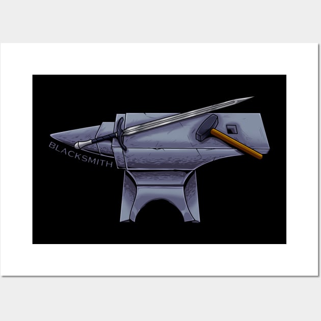 Medieval Weaponsmith - Blacksmith Wall Art by Modern Medieval Design